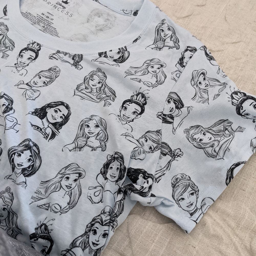 Plus size women's Disney princess tshirt